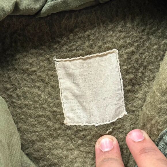 Vintage 80s Military USN A-2 Deck Jacket Size 42 - Picture 4 of 9